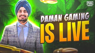 PUBG MOBILE LIVE | Daman Gaming l Live Streaming