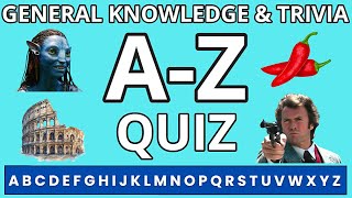 A to Z Quiz | General Knowledge Quiz Without Multiple Choice