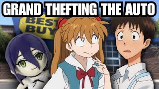Shinji And Asuka Robs Best Buy