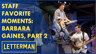 Staff Favorite Moments: Executive Producer Barbara Gaines, Part 2 | Letterman