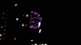 New Year's Fireworks on the roof in Brooklyn