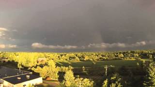 Watch a Double Rainbow form from my Quad