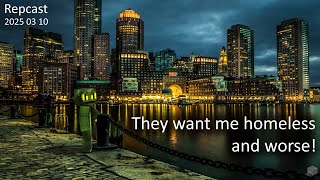 Repcast podcast - They want me homeless and worse!  Korecki & Catalyst anti-disabled - Vancouver BC