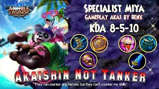 GAMEPLAY AKAI || BONUS TRIPLE KILL 🔥 || Mobile Legends Bang Bang