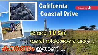 Highway 1 california coastal drive Ep 2  #pigeonpointlighthouse #californiacoast #malayalam #vlog