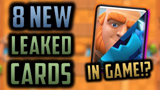 **NEW** CLASH ROYALE CARD LEAKS // Eight New Cards FOUND IN GAME!