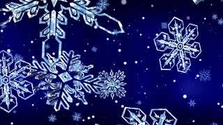 Christmas Song Crystal Snow Flakes