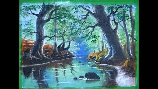 Part 2 | Forest landscape | How to Painting  | Step by Step