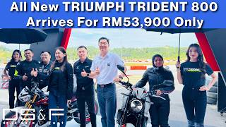 All New TRIUMPH TRIDENT 800 And Special Edition Street Triple RX in Malaysia