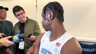 UNC Caleb Wilson Post Syracuse Interview | Inside Carolina