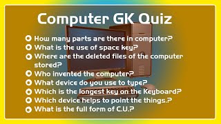 Computer Quiz | GK Booster Sardana