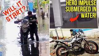 Rescuing a Flooded Hero Impulse, Will it start? #HyderabadRains