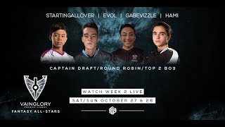 Captain's Draft Part 1 - VPL Fantasy All-Stars Week 2