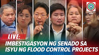 LIVE: Senate Blue Ribbon Committee resumes hearing on anomalous flood control projects | November 14