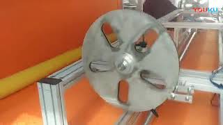 blanket cutting welding layout machine sliting machine