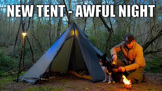 First night in a new tent