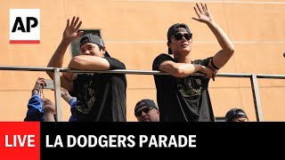 LIVE: LA Dodgers parade in Los Angeles after World Series win (FULL)