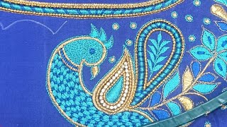 Live embroidery work | machine embroidery | peacock embroidery | rizwan embroidery