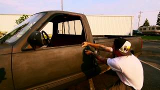 Tuck's tricked out truck "Haters gon hate"