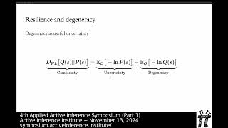 Alex Kiefer: “Resilience from an active inference perspective“