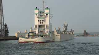 Rare Arrival! Innovation/Samuel de Champlain Arrives Duluth Mn(4K)