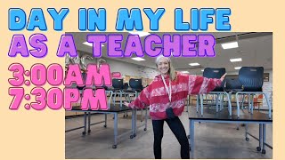 Day in my life 3:00am-7:30pm as a Teacher