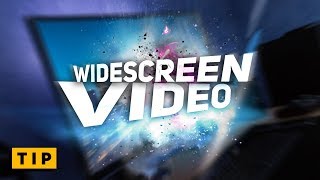 How to Upload WIDESCREEN Videos CORRECTLY - in 60 seconds!