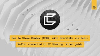 How to Stake CMDX with EZ Staking