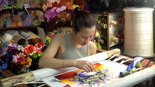 [Free Pattern] A Beautiful Embroidery Pattern | Colorful Wildflowers Flowers Design