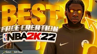 THE BEST COMP CENTER FACE CREATION OF NBA 2K22! THE MEANEST LOOKING FACE CREATION OF THE GAME!
