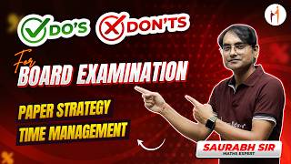 DO'S & DON'TS FOR BOARD EXAMS | PAPER STRATEGY | TIME MANAGEMENT