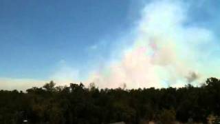 View of Bastop fire