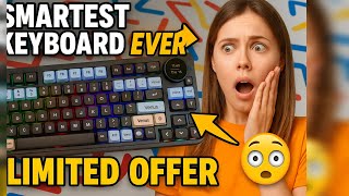 GK GAMAKAY LK75 Review 🔥 | Smart Display Mechanical Keyboard with Knob | Unboxing + Features