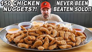 Nobody Had Beaten Pumphouse Cafe’s 7,000-Calorie 150 Chicken Nuggets Challenge SOLO!!