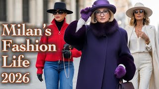 Milan’s Fashion Life 2026: Chic Street Style from Italy’s Most Stylish City | Street Fashion Vlog 🇮🇹