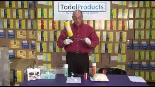 How to Clean a Foam Gun using Polyurethane Gun Cleaner Todol Products Foam