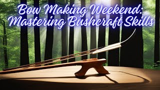 Bow Making Weekend Mastering Bushcraft Skills