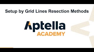 Topcon Field V10 – Setup by Grid Lines Resection Options