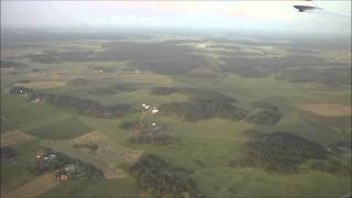 [AMS to ARN] Flight from Amsterdam to Stockholm, Norwegian, HD 1080p, 06.07.2014