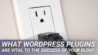 What WordPress Plugins are Vital to the Success Of Your Blog?