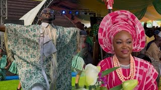 SEE HOW BERIOLA DANCE FOR ALAFIN OF OYO QUEEN AYABA ABIWUMI OWO ADE @ REMO SEC SCH 80TH ANNIVERSARY 