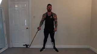 Resistance Band Chest Fly Incline Single Arm - Pectoral -  Home Training Series - Coached By Charlie