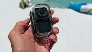 Testing Mini Body Camera Under Water