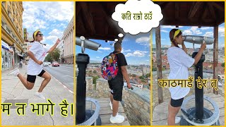 #NEPAL#CYPRUS#SKOPJE #plan cancel and went to fortress castle Skopje #holiday part 2