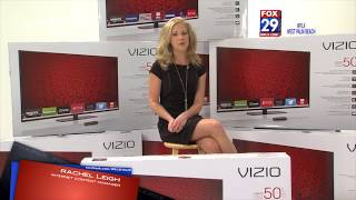Rachel Leigh with Fox 29 gives away TVs