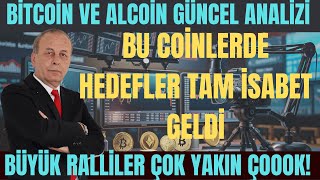 BİTCOİN VE ALTCOİN ANALİZİ 🚀 HEDEFLER TAM İSABET! BÜYÜK RALLİ YAKIN 💥