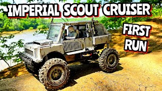 Tamiya CC01 diy body first run