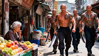 Bullies threatened boldly—unexpectedly, vegetable vendor hidden master swept hundred thugs!