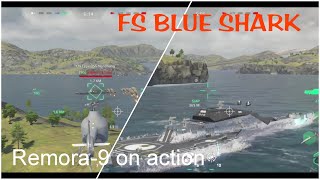 MODERN WARSHIPS - FS BLUE SHARK || remora-9 drone on snipe mode