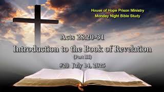 #20 "Introduction to the Book of Revelation" (Part III)